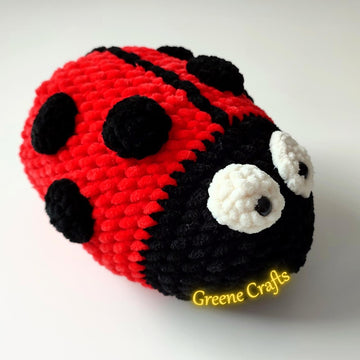 Reversible Bee / Ladybug Plush Toy Crochet Pattern