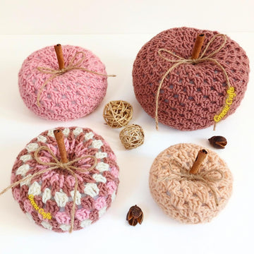 No Sew Granny Stitch Pumpkins