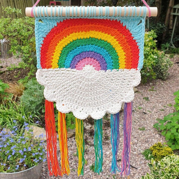 Rainbow Rounds Wall Hanging