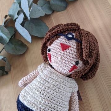 Wolf princess - crochet doll pattern