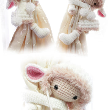 Amigurumi Lamb Girl Curtain TieBackgurumi Lamb Girl Curtain TieBack Pattern