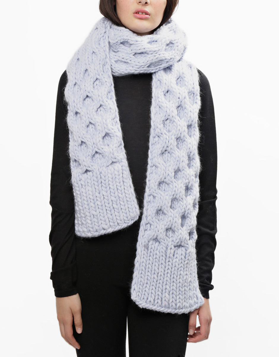 Love Buzz Scarf in Wool and the Gang Crazy Sezy Wool - Downloadable PDF