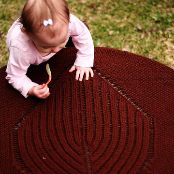Big Leaf Baby Blanket
