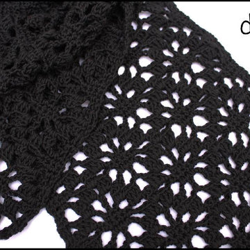 Summer Scarf with Lace Pattern