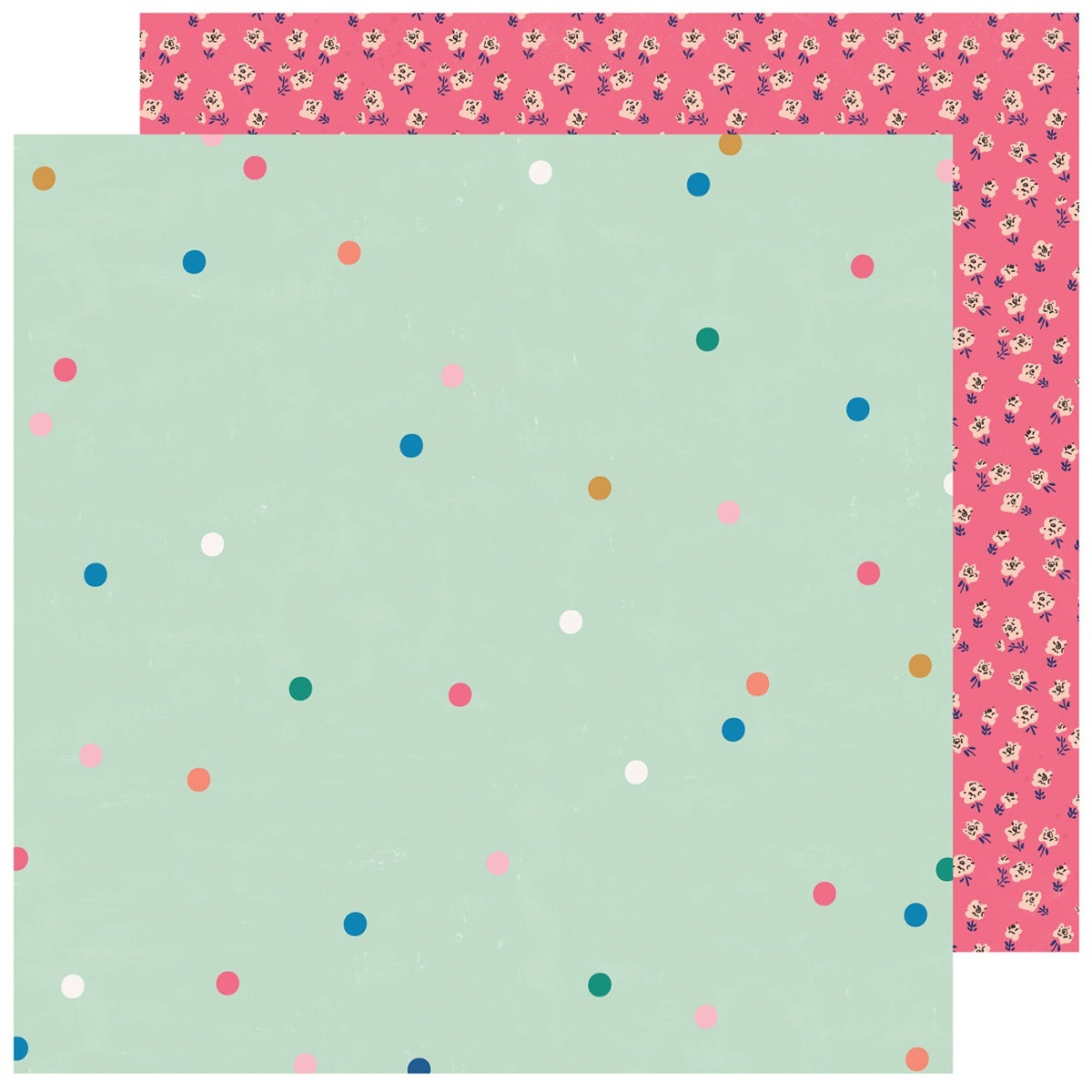 American Crafts Maggie Holmes Sweet Story Double-Sided Cardstock 12"X12" 25/Pkg - Sparkle