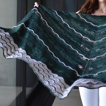 Malachite Lace Shawl