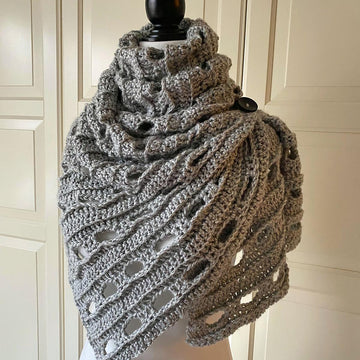 Easy Scarf Pattern: Easy-Drapey One-Rectangle Cowl-Scarf