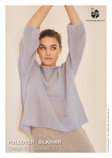 Pullover in Lana Grossa Silkhair Design 03 – Classici 20 - Downloadable PDF