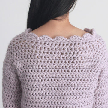 Beatrice Chunky Crochet Sweater