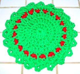 Wreath Potholder Mat 3-Piece Set