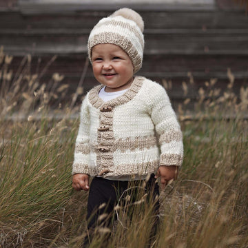 Little Timothy's Hat and Cardigan Set