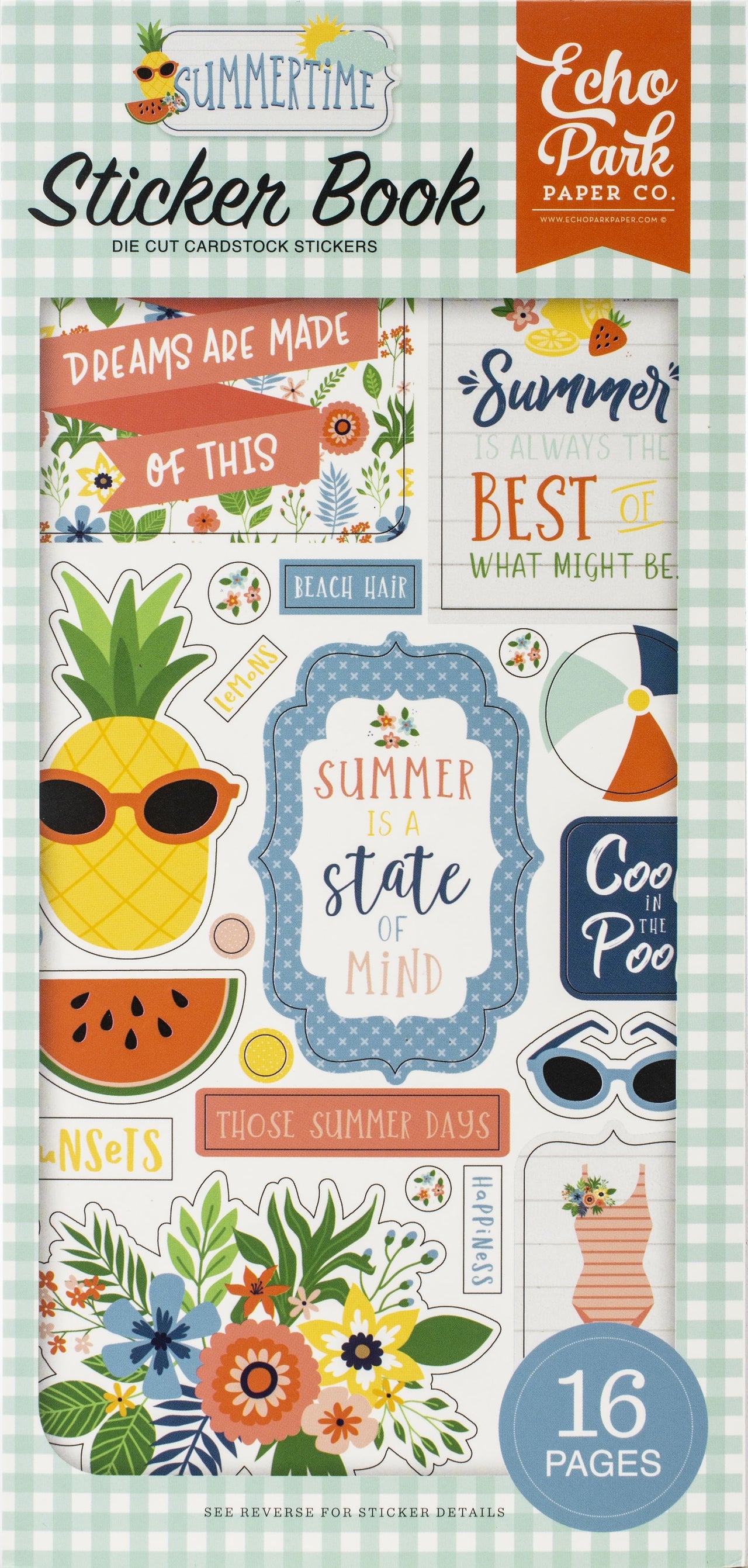 Echo Park Paper Echo Park Sticker Book - Summertime