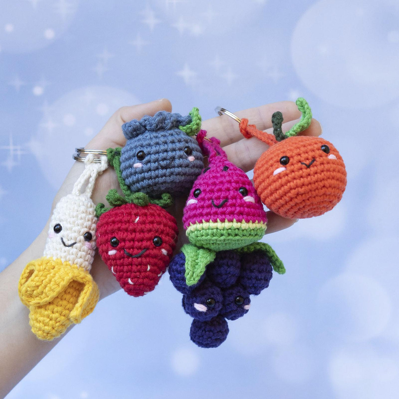 Fruit keychains