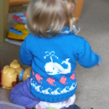 Whale, Fish and Waves Sweater