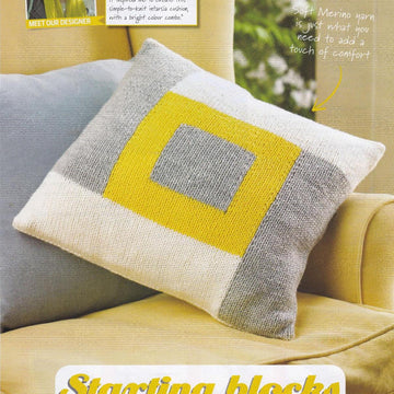 Blocks Cushion Cover