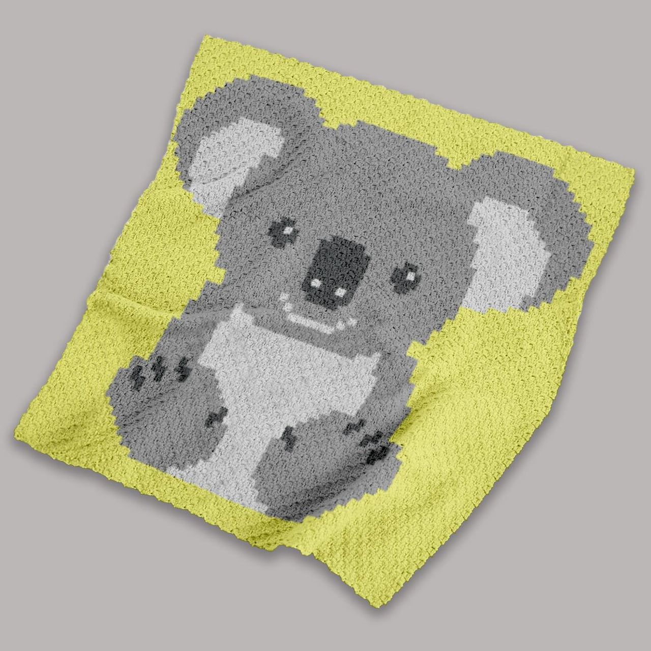 C2C Koala Graphgan Stroller Blanket Crochet Pattern Chart Intarsia