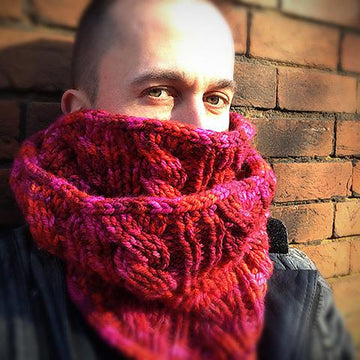 Snakes and Ladders Moebius Cowl