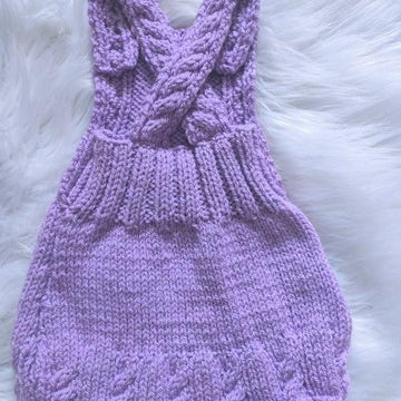 "Jayne" Aran Pinafore Set
