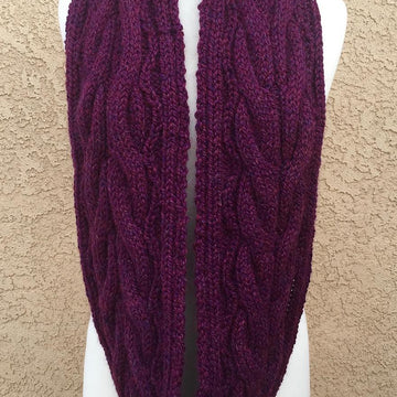 Chunky Cable Infinity Scarf