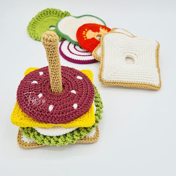 Club Sandwich Stacking Toy