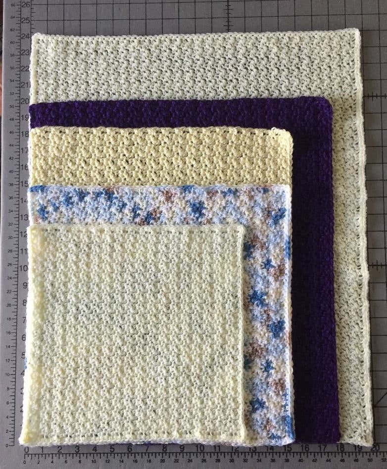 Preemie Blanket in Multiple Sizes and Yarns