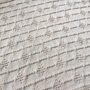Diamante baby blanket