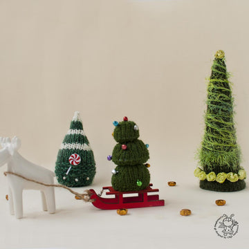 3 Pine Christmas Trees