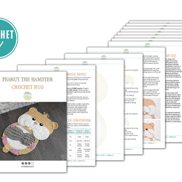 Peanut The Hamster Rug