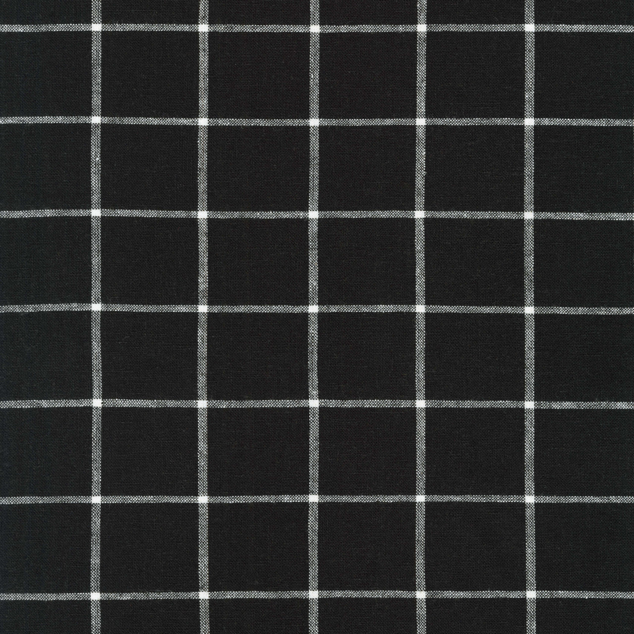 Robert Kaufman Essex Classic Wovens - Check Black