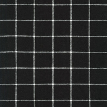 Robert Kaufman Essex Classic Wovens - Check Black