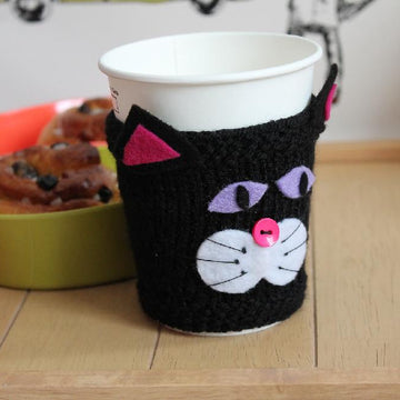 Black Cat Cup Cosy