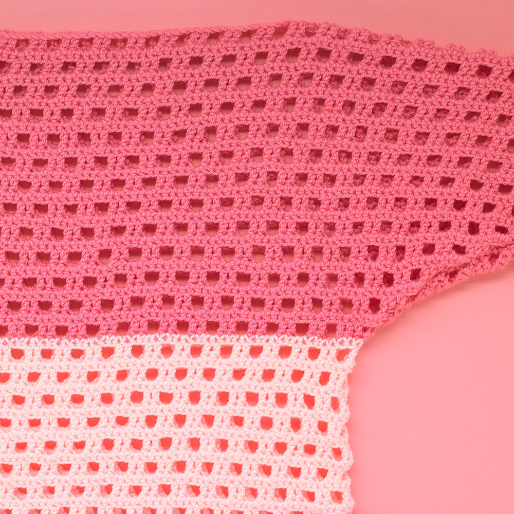Adorable Asymmetric Top - Free Crochet Pattern For Women in Paintbox Yarns Simply Aran