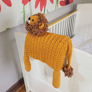 3in1 Safari Lion Baby Blanket