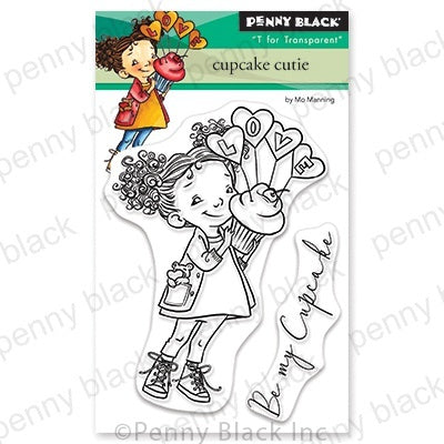 Penny Black Clear Stamps - Cupcake Cutie 3"X4"