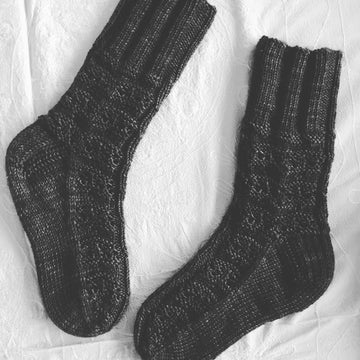 Mixture worsted socks