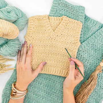 Heatherly Crochet Vest