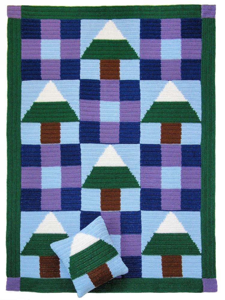 Snowy Pines Patchwork Set