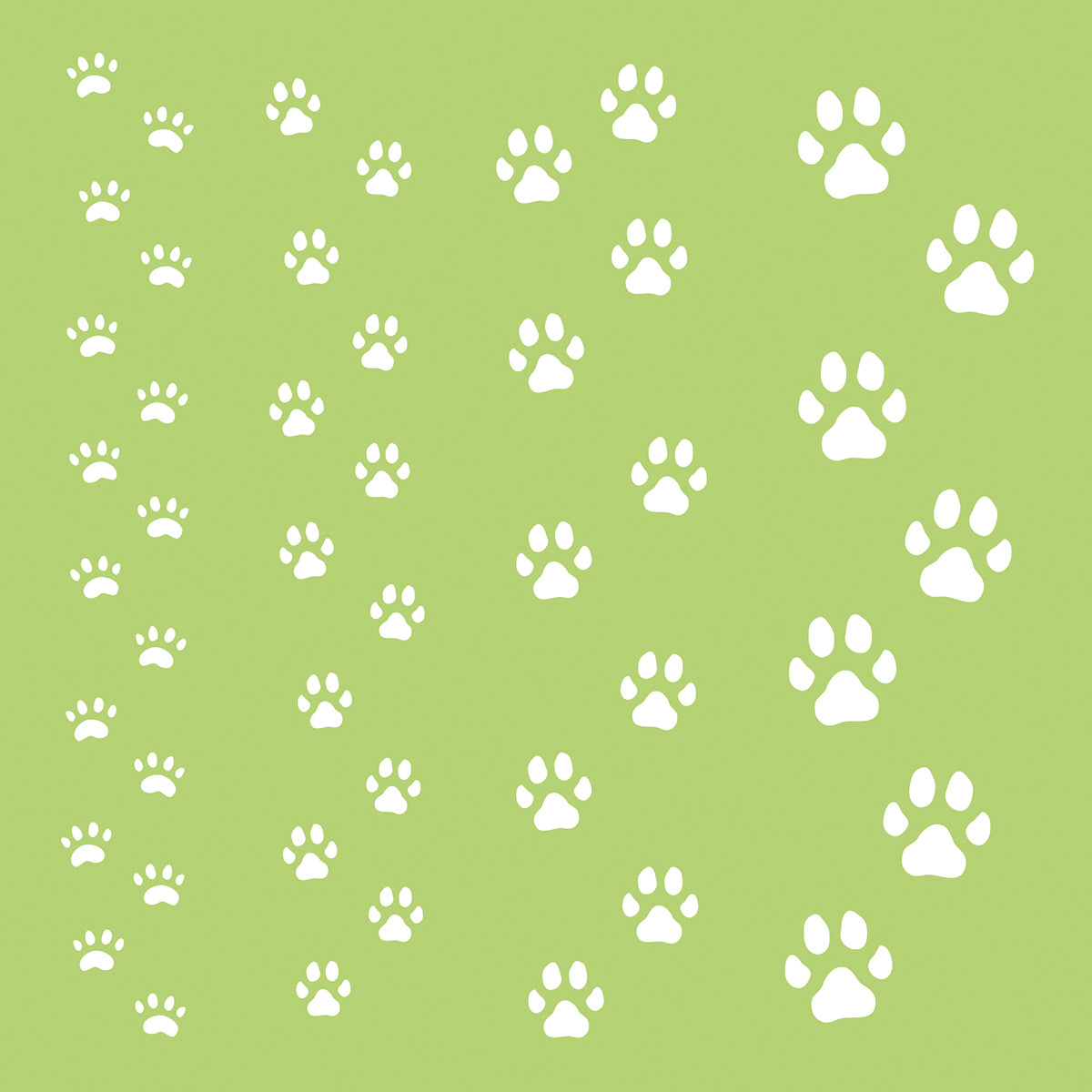 Kaisercraft Designer Template 6"X6" - Paw Prints