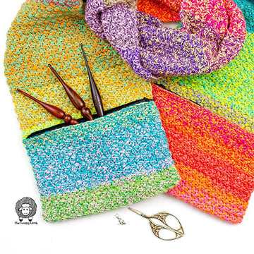 Tweedy Pocket Scarf