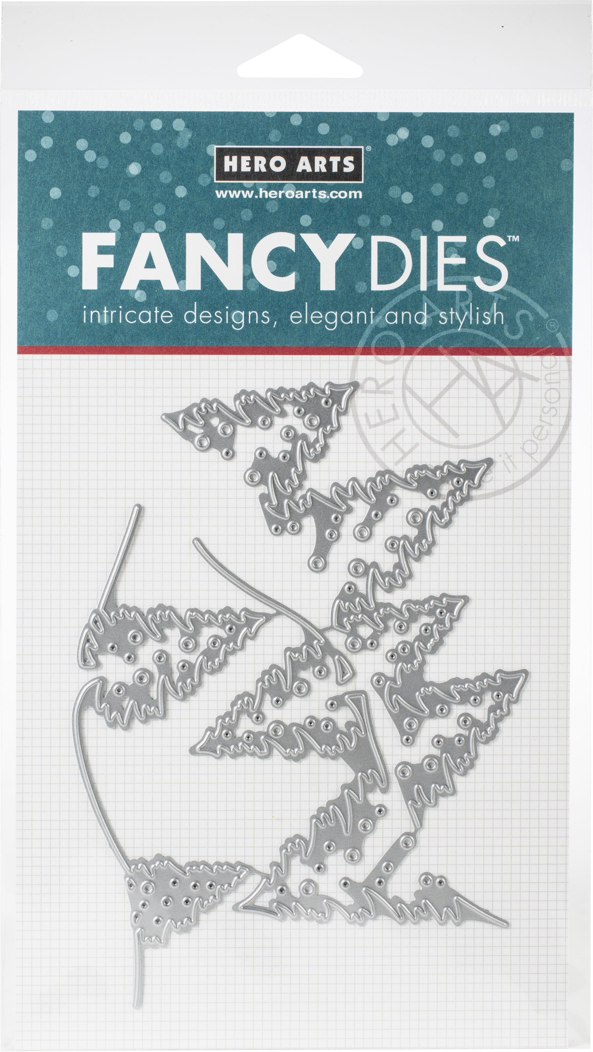 Hero Arts Fancy Dies - Tri-Fold Edge Winter Pine