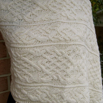 Mount Lyell Cabled Shawl