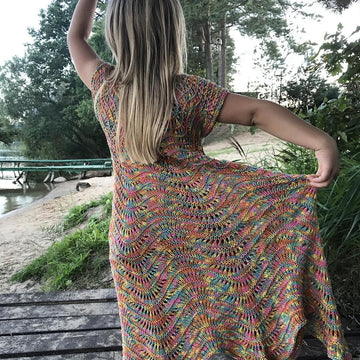 Rainbow Dress For Little Miss