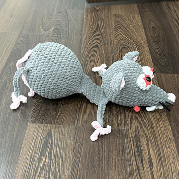 Rat door stop, Crochet rat pattern