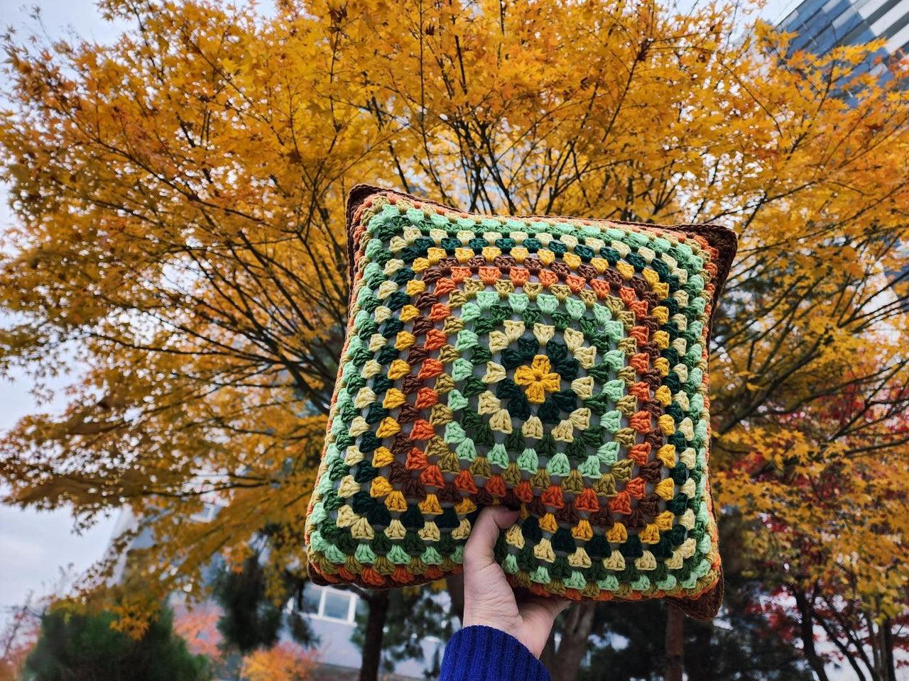 Fresh Spring Granny Cushion