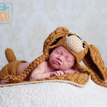 Copper the Baby Spaniel Hat Set