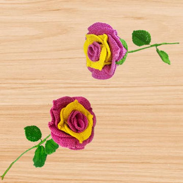 Crochet 3D flower Pdf + Video Tutorial