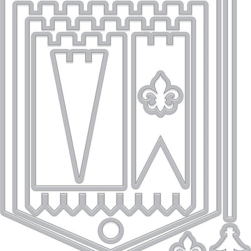 Hero Arts Infinity Dies - Medieval Flags