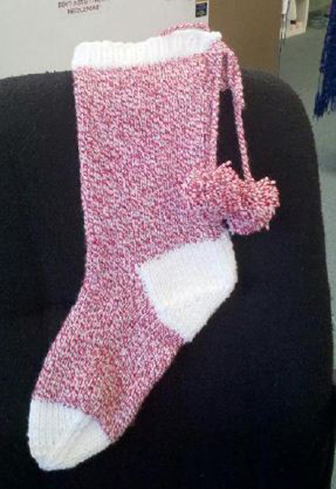 Christmas Stocking in Plymouth Encore Worsted - F475