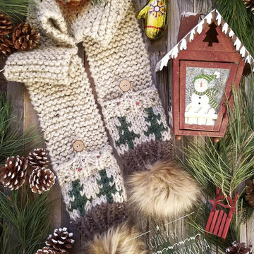 Noel Trees Scarf