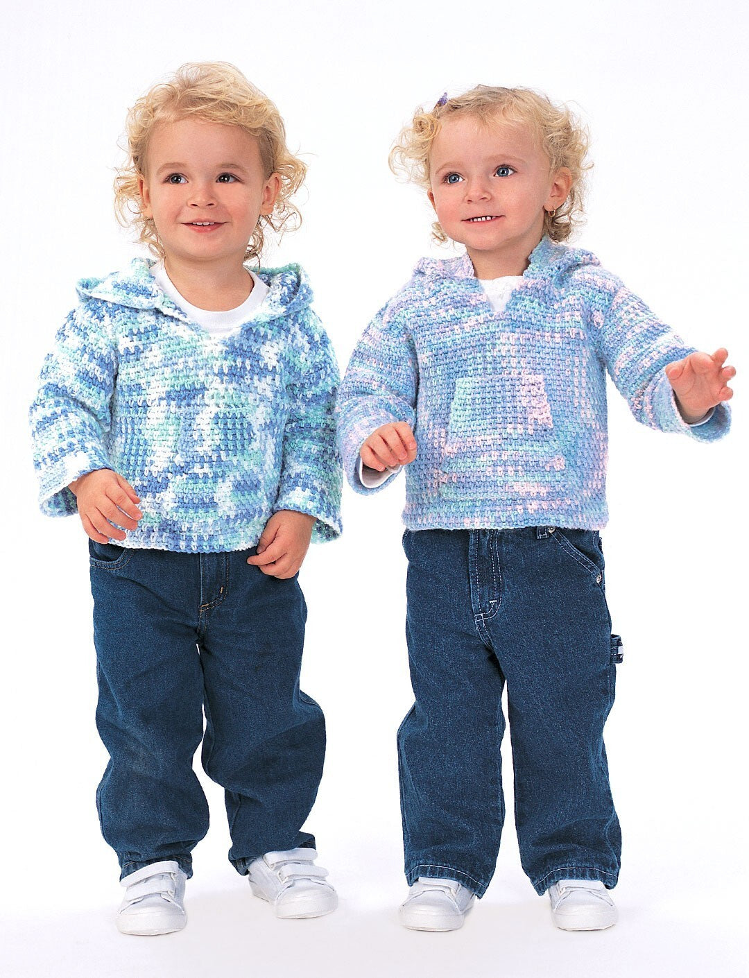 Cozy Hoodies in Bernat Softee Baby Ombres